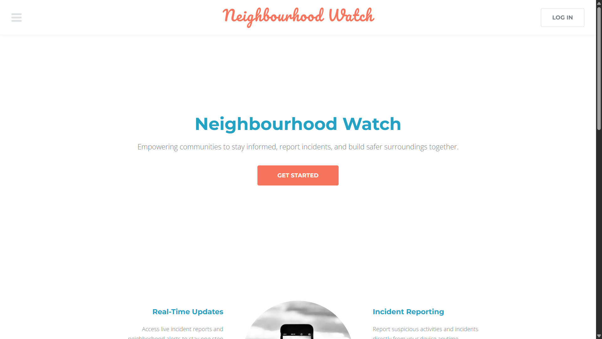 A security camera on a light grey background.